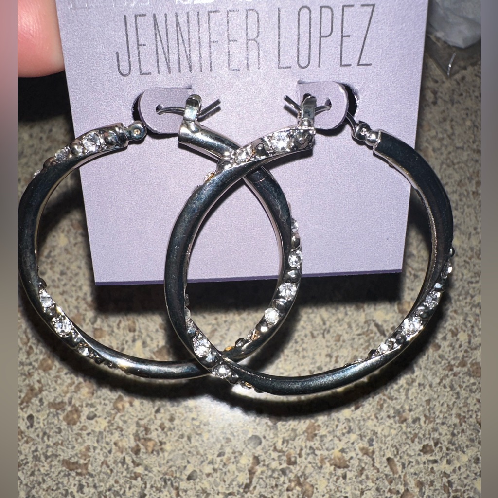 Jennifer Lopez Earrings Medium Hoop
